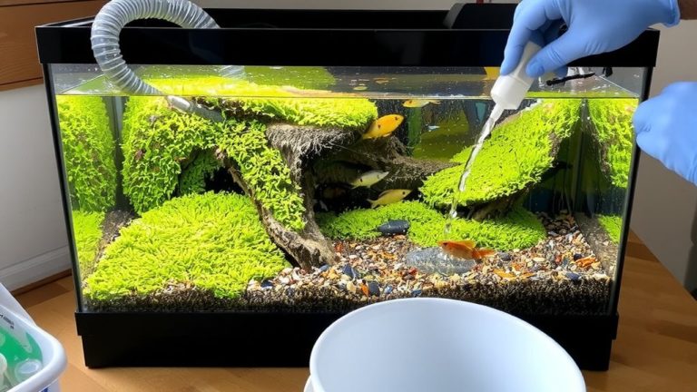 10 gallon aquarium water change