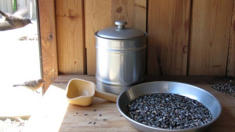 airtight container in cool place