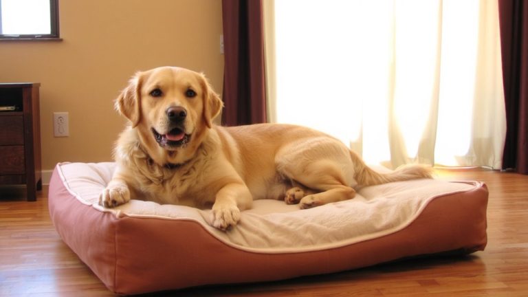arthritic senior dog bed