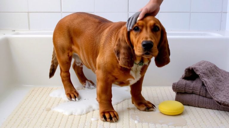 basset hound bathing protocol