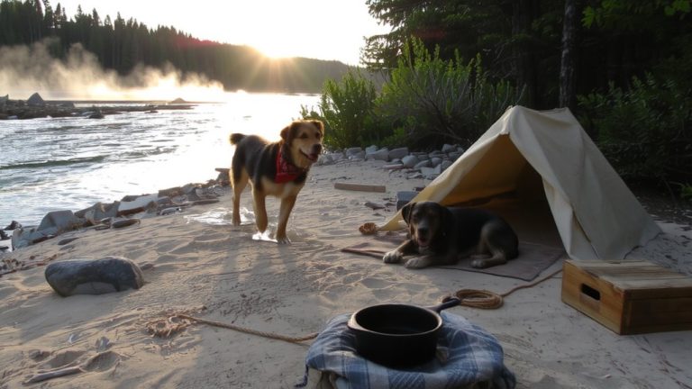 best camping sites for dogs