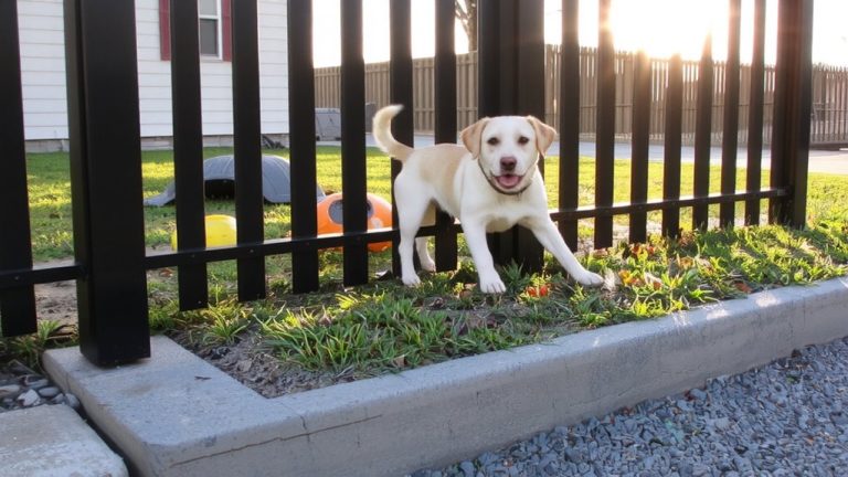 best fence material dogs