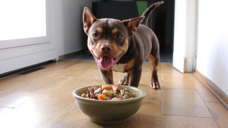 best food for american bully puppies