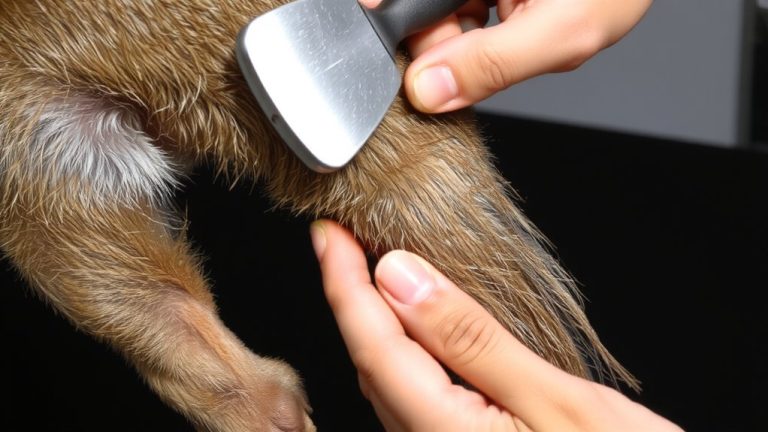 brush gently against growth