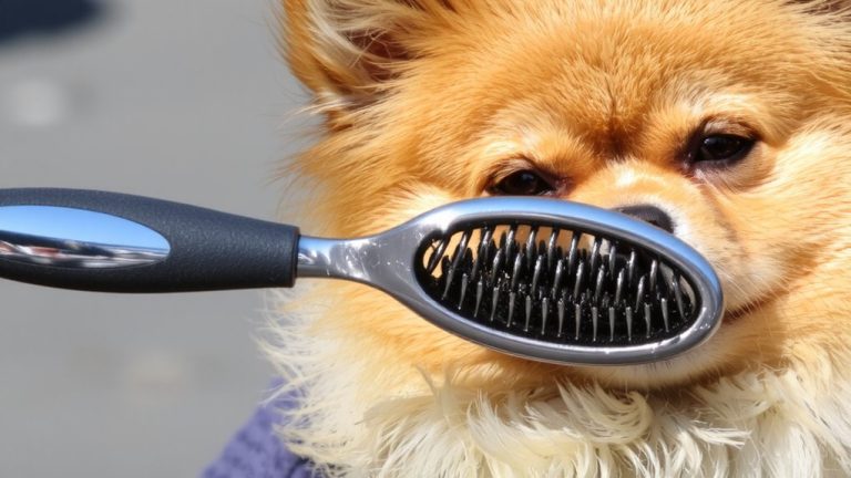 brush gently in sections