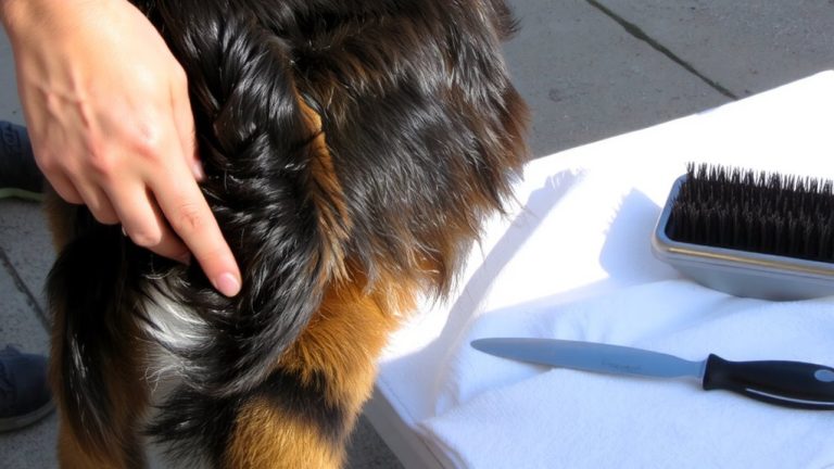 brush leg feathers daily