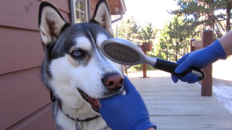 brush thoroughly weekly
