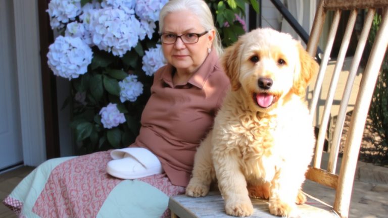 calm low maintenance poodle mix