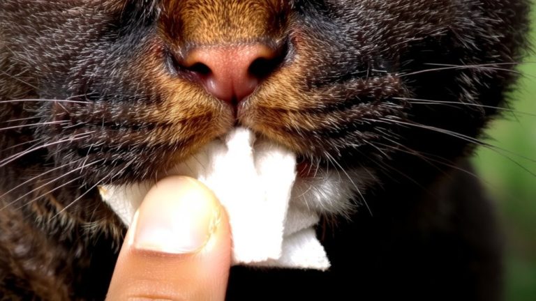 clean cat chin daily