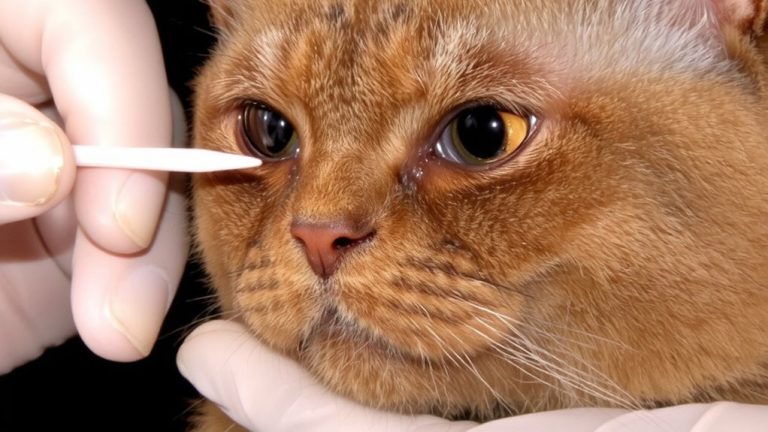 clean flat faced cat tear ducts