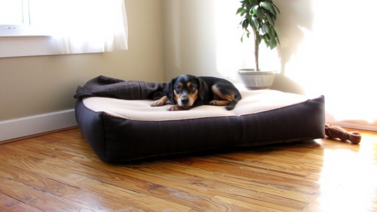 cozy indoor dog bed