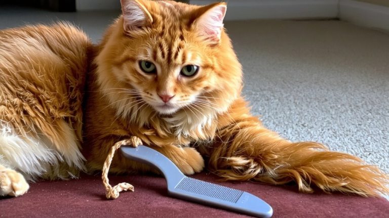 daily brushing prevents hairball obstructions