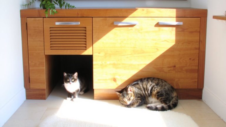 discreet litter box enclosure