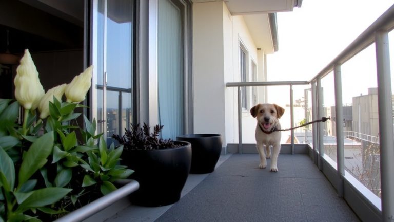 dog safe wind resistant balcony