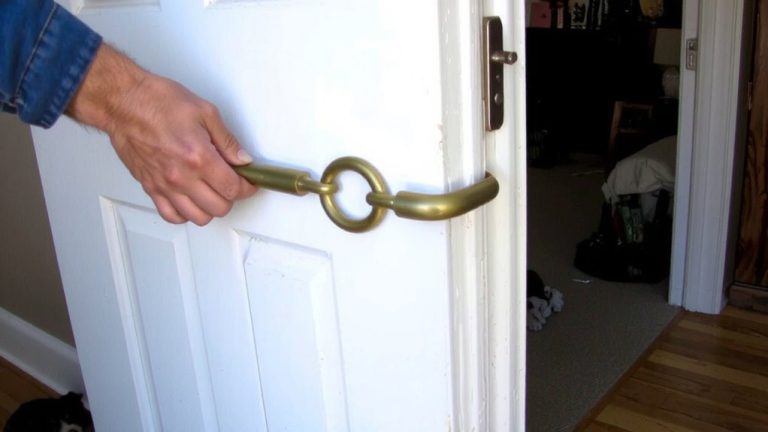 door chain guards installation