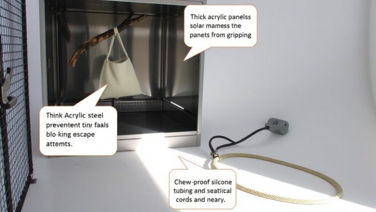escape proof sugar glider habitats