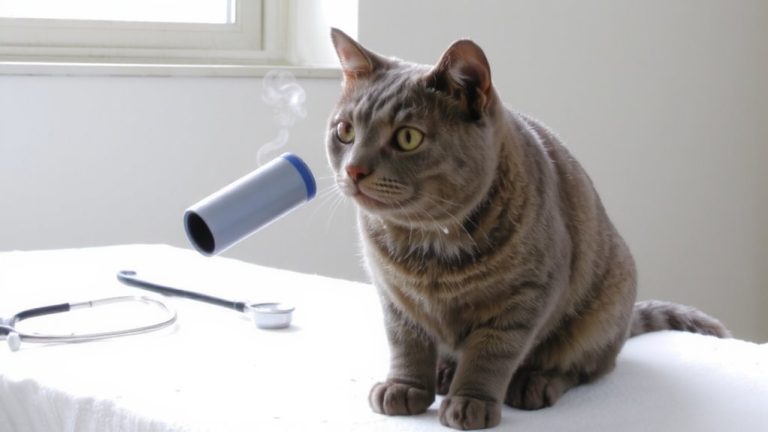 feline asthma inhaler management
