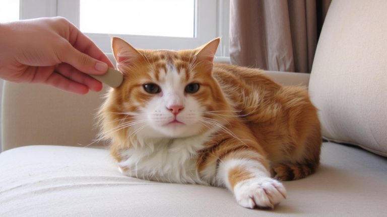 gentle gradual tail brushing