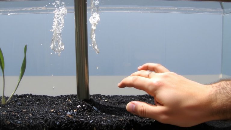 gravel vacuum substrate cleaning