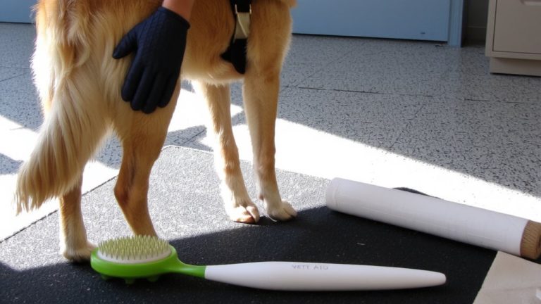 grooming after amputation with tools
