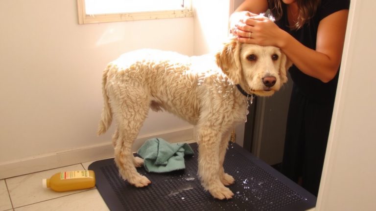 grooming dogs with sebaceous adenitis