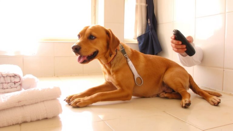 grooming paralyzed dogs safely
