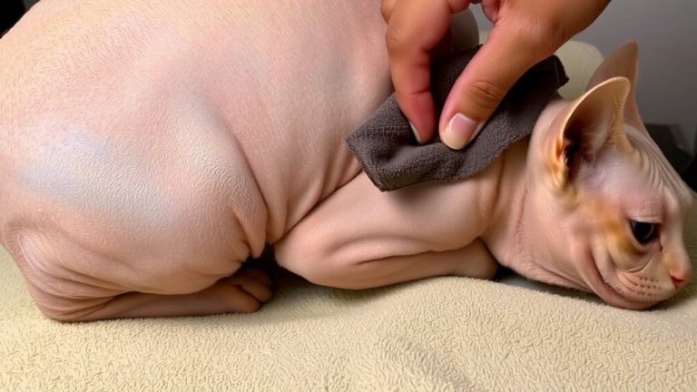 hairless cats need moisturizing