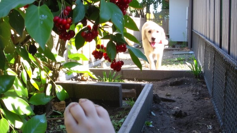 keep dogs away from wild berries