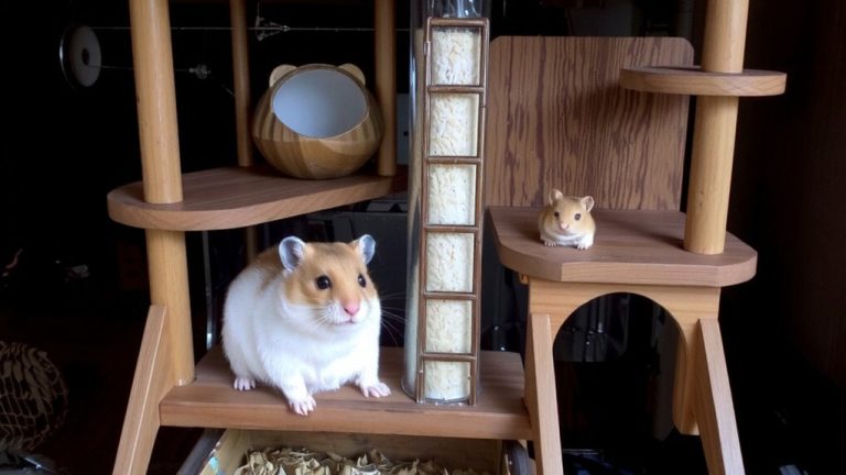 multi level hamster habitat design