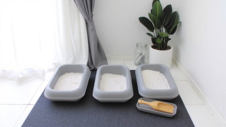 multiple cats litter station
