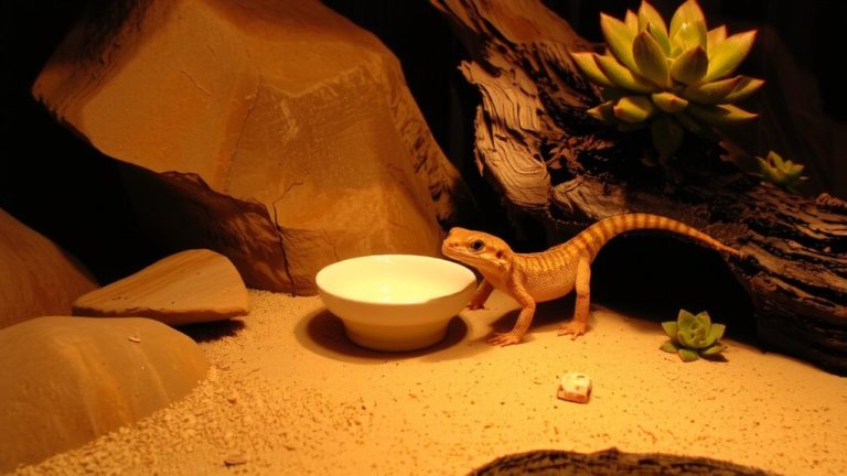 optimal leopard gecko habitat setup