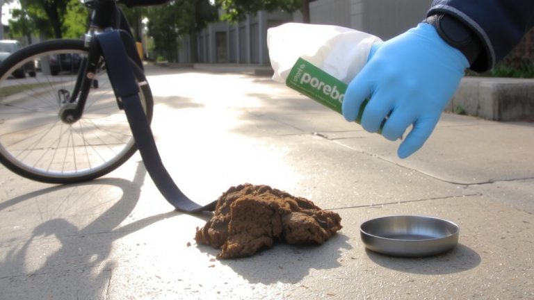 pick up poop promptly