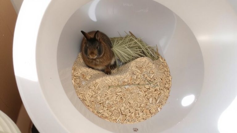 plastic bin rabbit litter