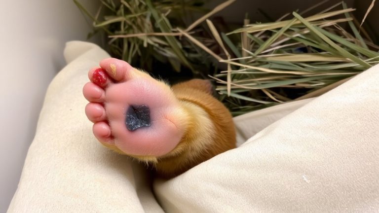pododermatitis in guinea pigs