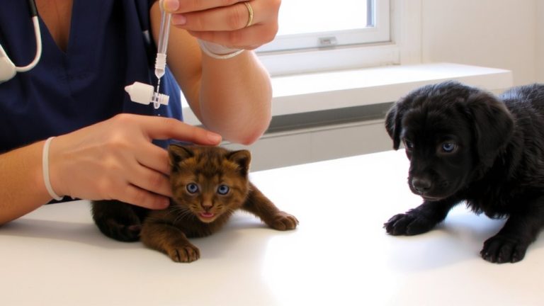 prevent and treat intestinal parasites in young pets