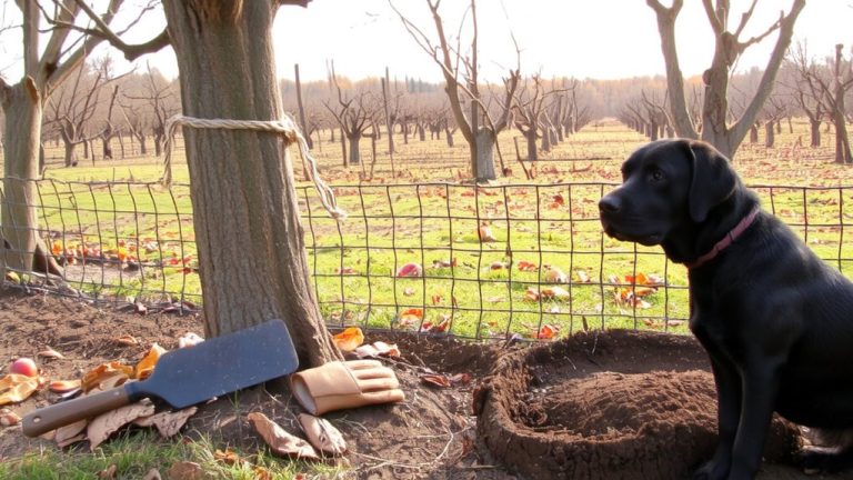 prevent dogs eating rotten fruit