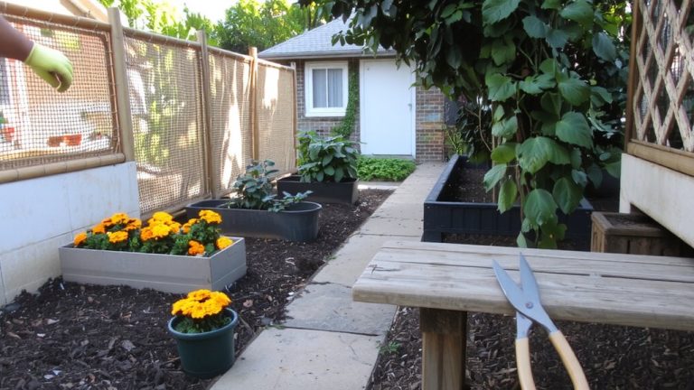 rabbit proof garden play