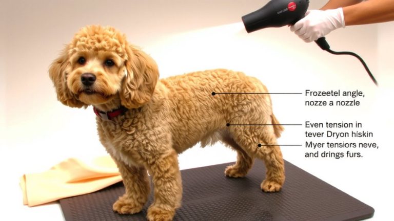 safe blaster drying for poodles