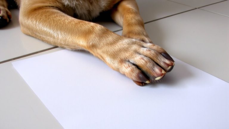 safe dog paw print guide