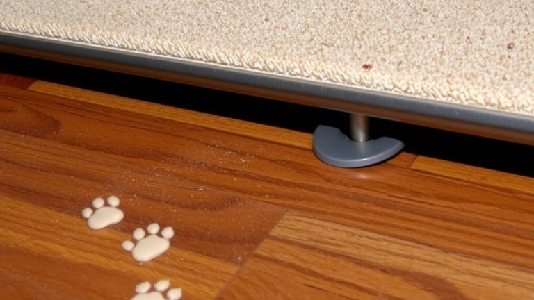 secure loose carpet edges