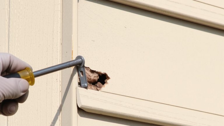 secure loose vinyl siding