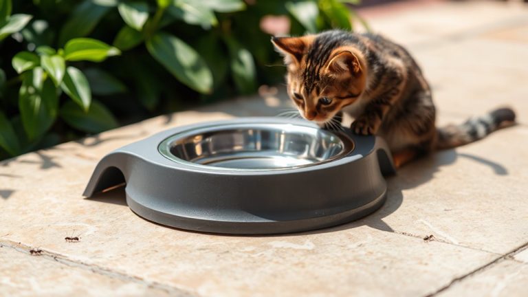 ant proof cat bowls