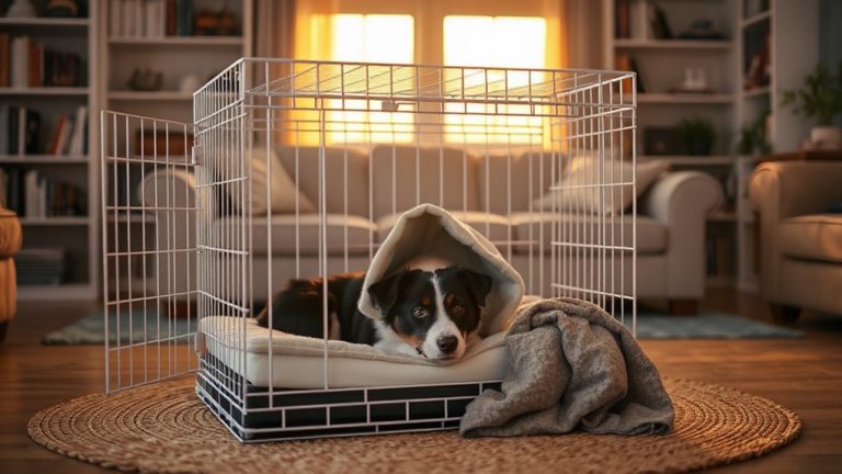 anxiety relief dog crate solutions