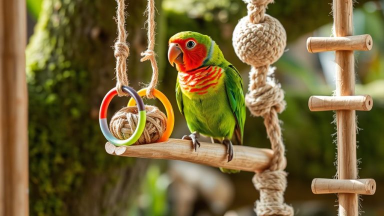 best lovebird toys