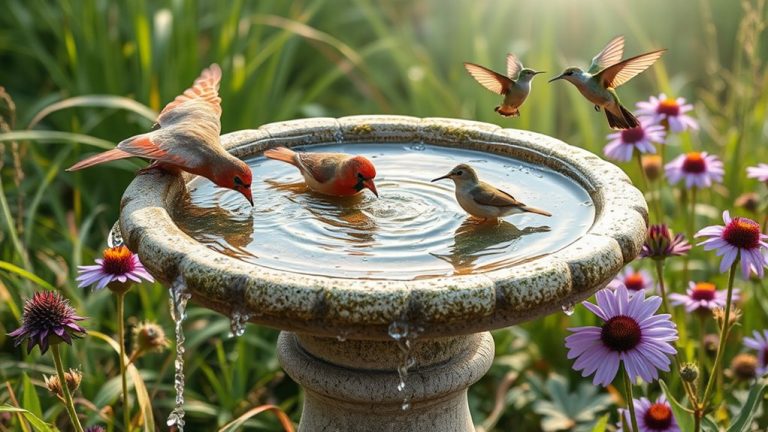 bird baths that attract