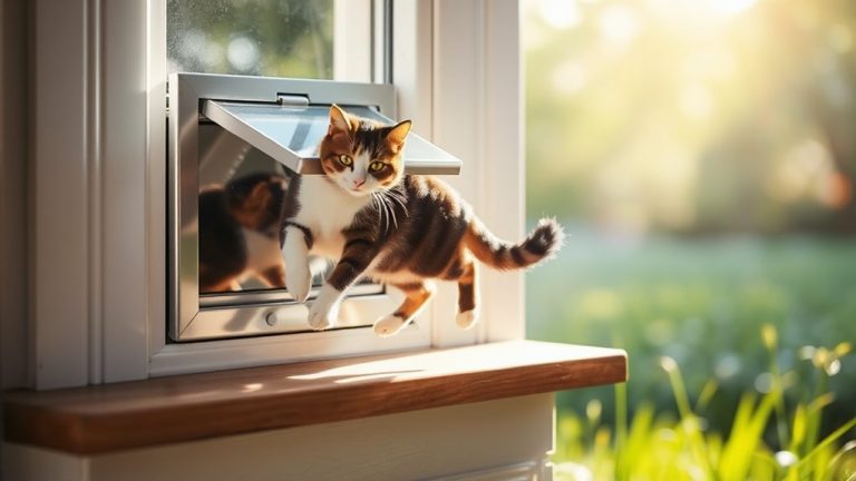 cat doors for windows