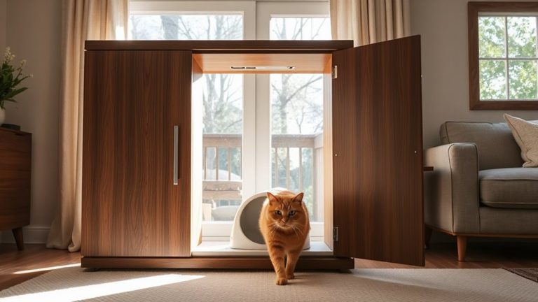 cat litter box hiding solutions