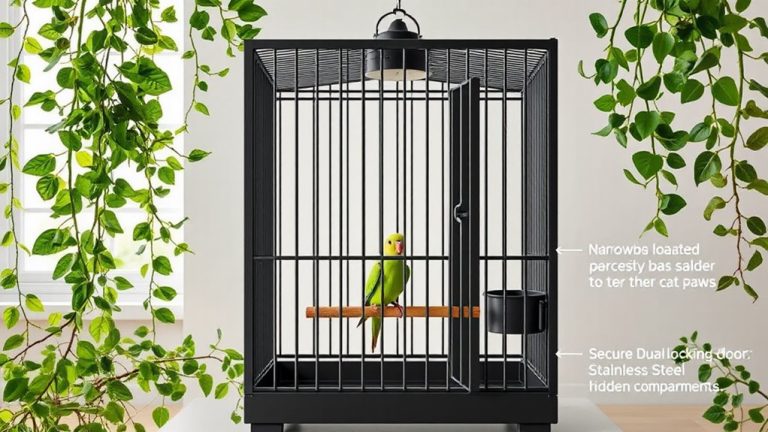 cat proof bird cages safety
