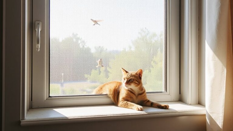 cat safe window screens