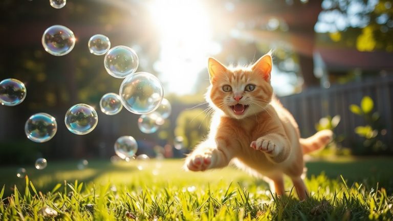 catnip bubbles drive cats wild